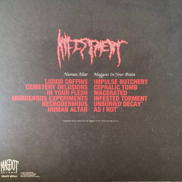 Infestment : Human Altar (LP, Album, Comp, Dar)