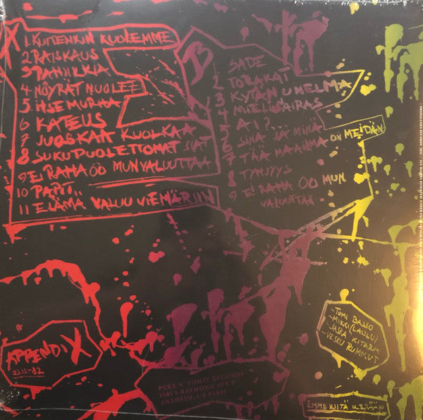 Appendix : Ei Raha Oo Mun Valuuttaa (LP, Album, RP)