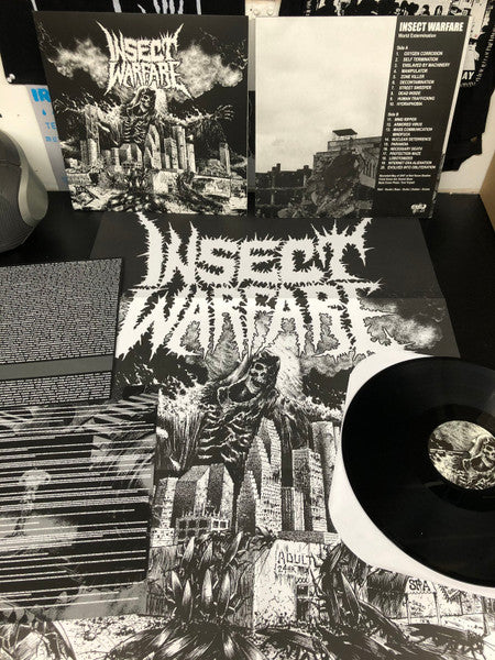 Insect Warfare : World Extermination (LP,45 RPM,Album,Limited Edition,Reissue,Remastered)