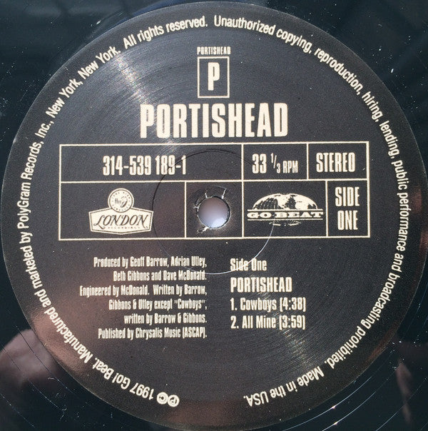 Portishead : Portishead (LP,Album,Reissue,Stereo)