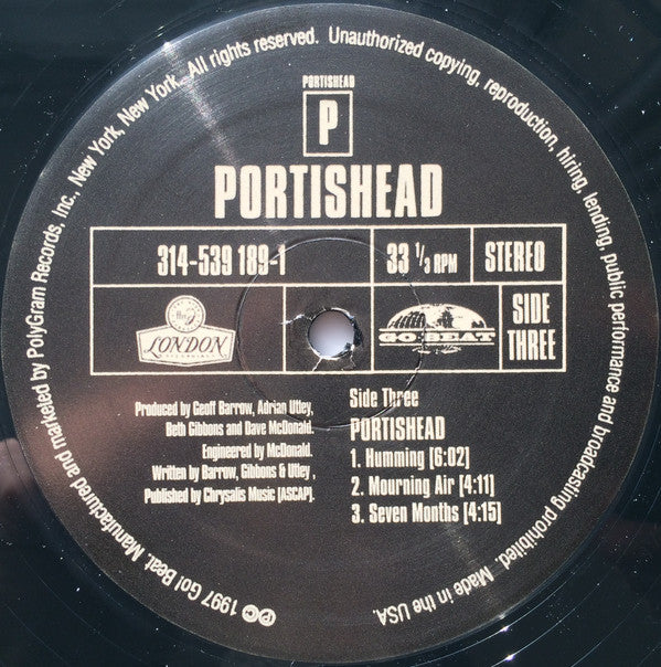 Portishead : Portishead (LP,Album,Reissue,Stereo)