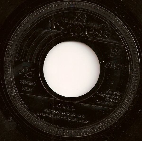 Aya RL : Oczy, Które... / Księżycowy Krok (7",45 RPM,Single,Stereo)