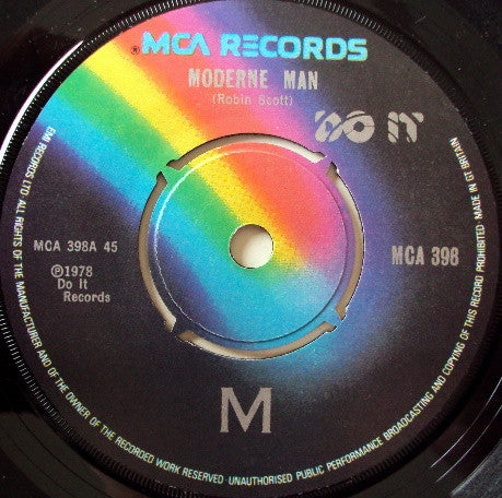 M (2) : Moderne Man (7", Single)
