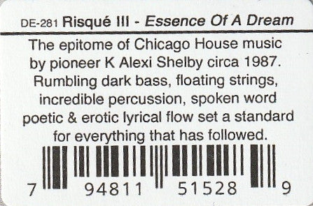 Risque III : Essence Of A Dream (12",45 RPM,Reissue,Remastered)