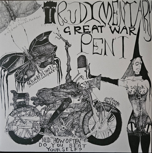 Rudimentary Peni : Great War (LP,Mini-Album)