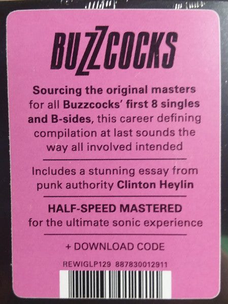 Buzzcocks : Singles Going Steady (LP,Compilation,Reissue,Remastered)