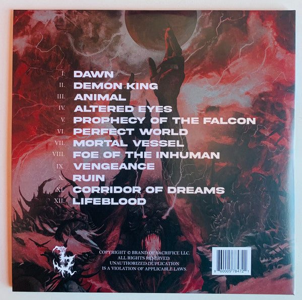 Brand Of Sacrifice : Lifeblood  (12", Album, Ltd, Tra)