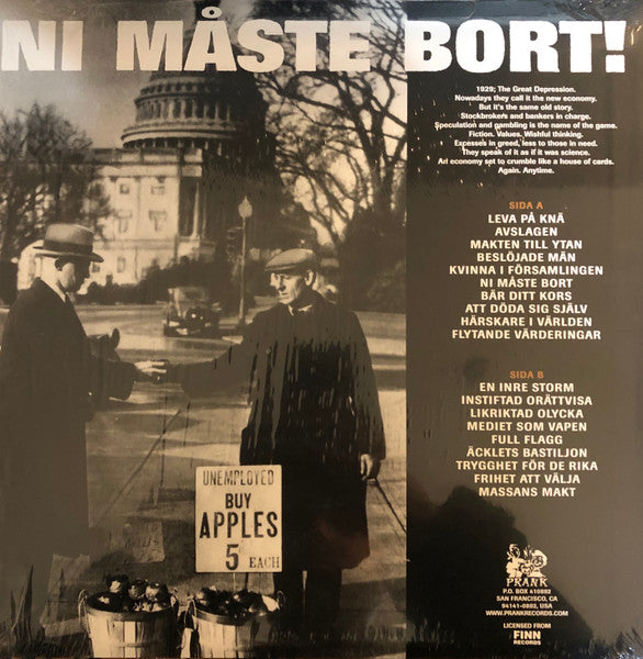 Totalitär : Ni Måste Bort! (LP,Album,Reissue,Remastered)
