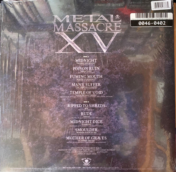 Various : Metal Massacre XV (LP,Compilation)