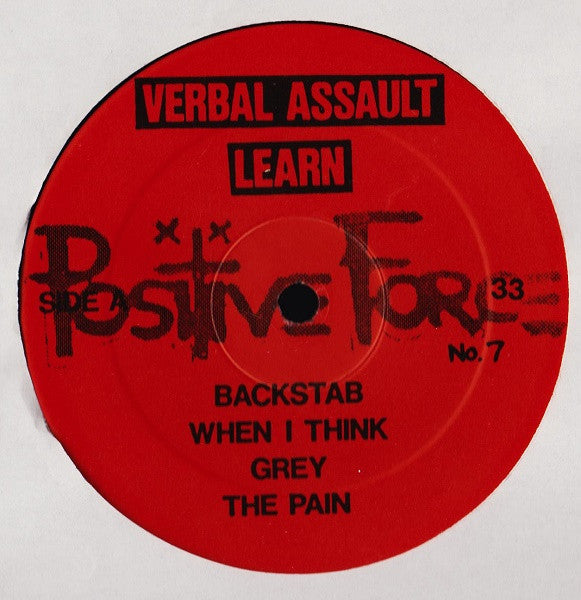 Verbal Assault : Learn (12",33 ⅓ RPM,EP)