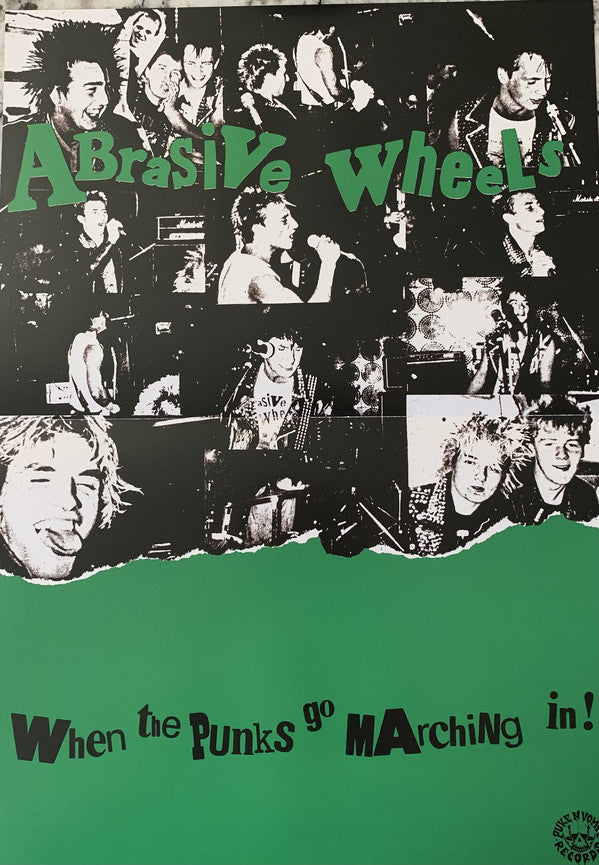 Abrasive Wheels : When The Punks Go Marching In! (LP, Album, RE)