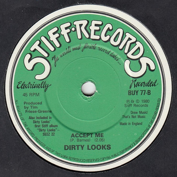 Dirty Looks : Let Go (7",Single)