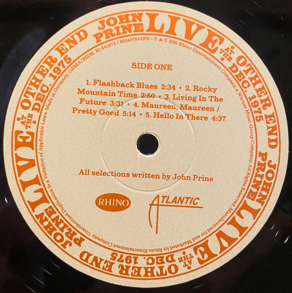 John Prine : Live At The Other End Dec. 1975 (LP)