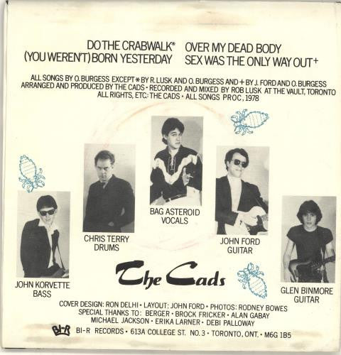 Cads (3), The : Do The Crabwalk (7",EP)