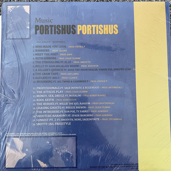 Hus : Portishus (2xLP, Album, Gol)