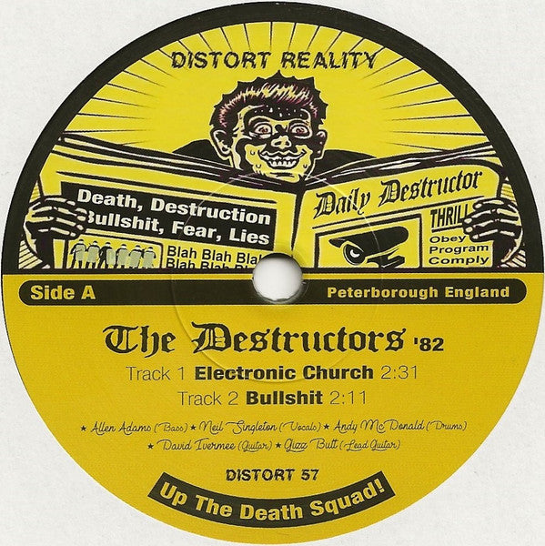 Destructors : Electronic Church EP (7",EP,Remastered)