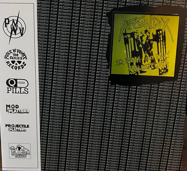 Appendix : Ei Raha Oo Mun Valuuttaa (LP,Album,Repress,Test Pressing)