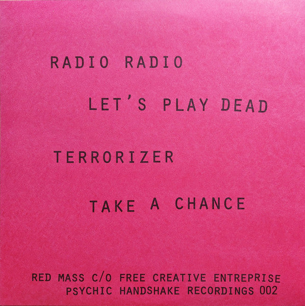 Red Mass : Red Mass EP (12", EP)