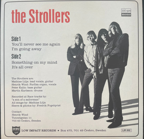 Strollers (3), The : You'll Never See Me Again (7",33 ⅓ RPM,Mono,EP)