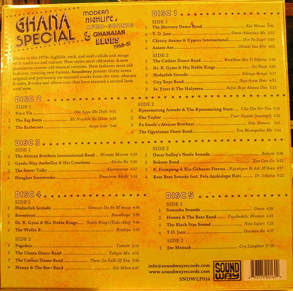Various : Ghana Special (Modern Highlife, Afro-Sounds & Ghanaian Blues 1968-81) (LP,Compilation)
