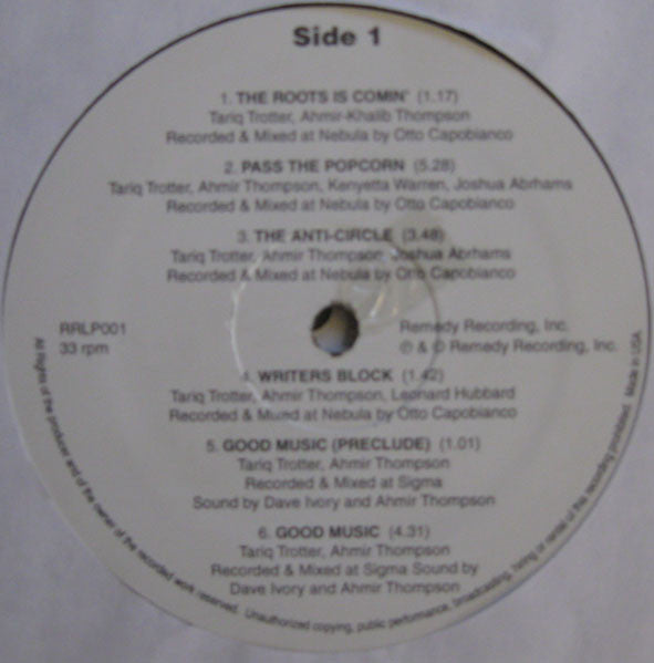 Roots, The : Organix (LP,Album,Reissue)