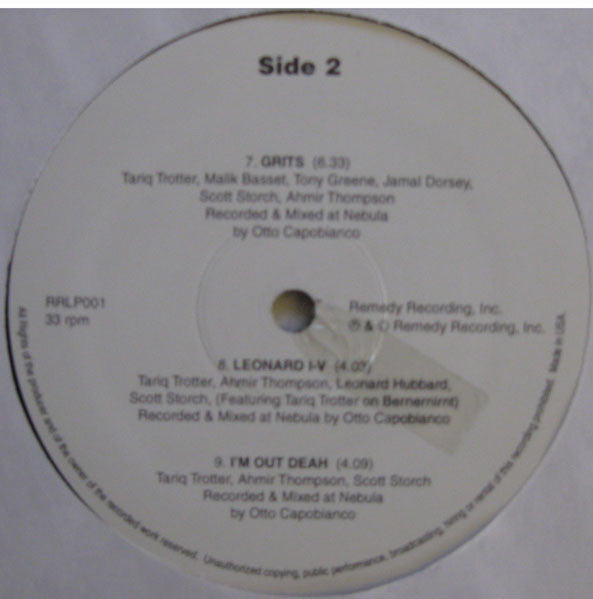Roots, The : Organix (LP,Album,Reissue)