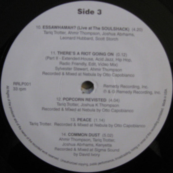 Roots, The : Organix (LP,Album,Reissue)
