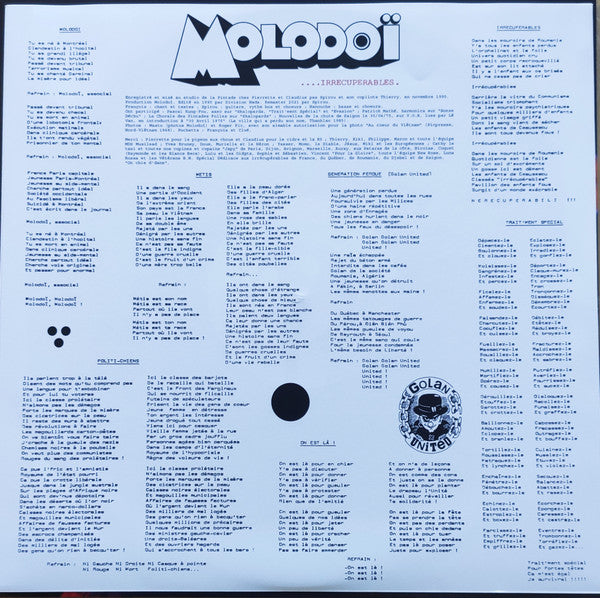 Molodoï : ... Irrécupérables (LP,Album,Reissue,Stereo)