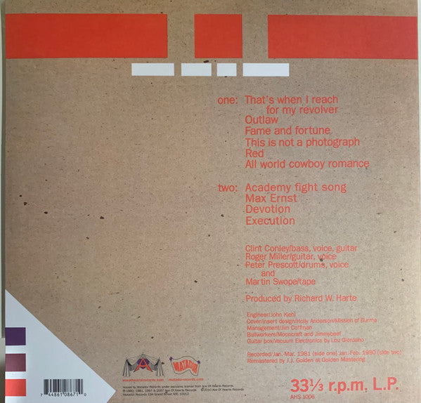 Mission Of Burma : Signals, Calls, And Marches (LP,EP,Reissue,Remastered,Stereo)