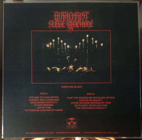 Antichrist Siege Machine : Purifying Blade (LP,Album,Limited Edition)