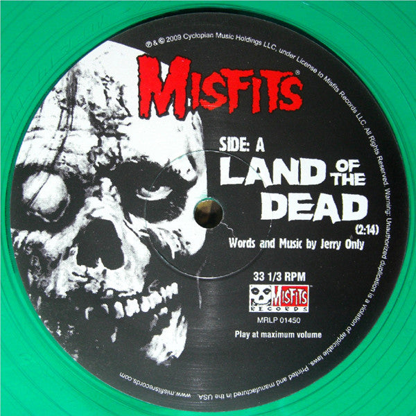 Misfits : Land Of The Dead (12",33 ⅓ RPM,Limited Edition,Repress)
