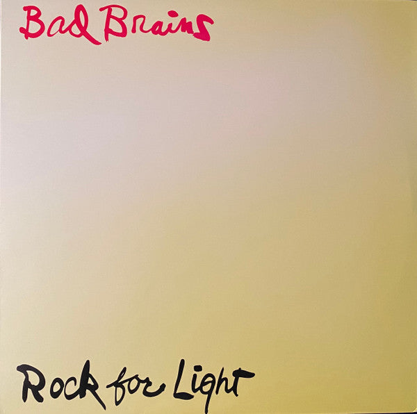 Bad Brains : Rock For Light (LP,Album,Reissue,Remastered,Stereo)