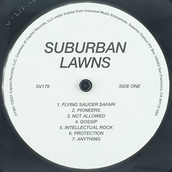 Suburban Lawns : Suburban Lawns (LP,Album,Reissue,Stereo)