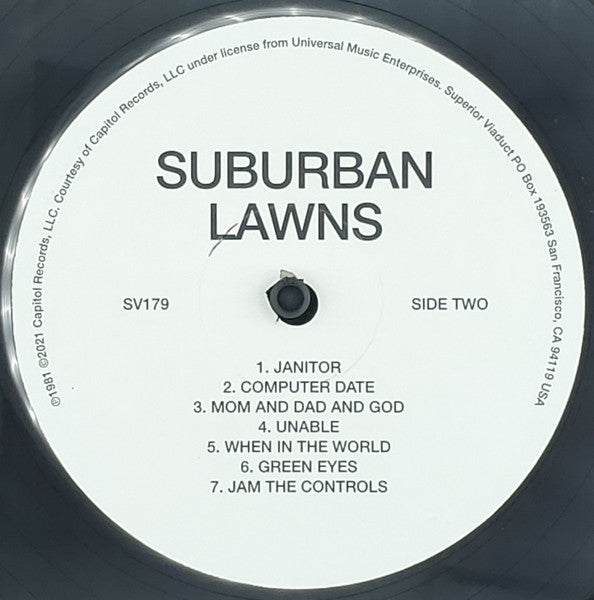 Suburban Lawns : Suburban Lawns (LP,Album,Reissue,Stereo)