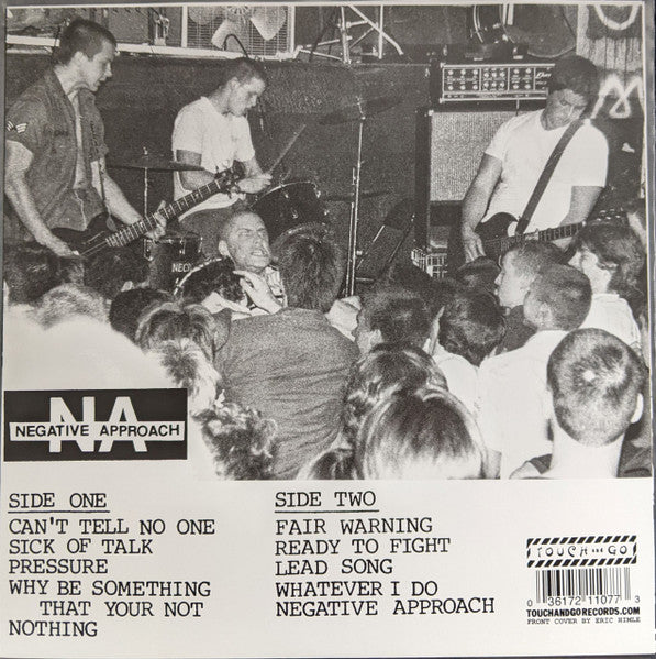 Negative Approach : Negative Approach (7",45 RPM,EP,Limited Edition,Reissue,Remastered)