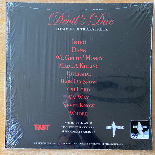 El Camino (10) & Tricky Trippz : Devil’s Due (12", Album, Ltd, Num, Whi)