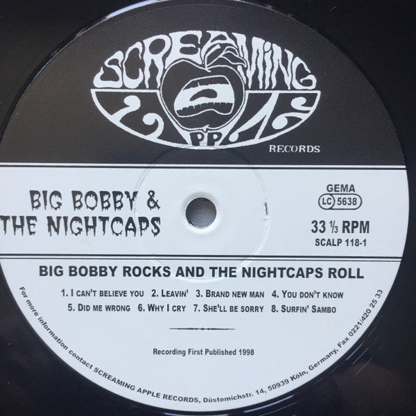 Big Bobby And The Nightcaps : Big Bobby Rocks & His Nightcaps Roll (LP,Album)