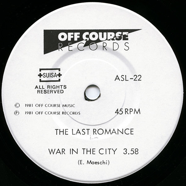 Last Romance : War In The City (7",33 ⅓ RPM,45 RPM,Single)