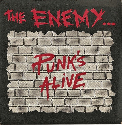 The Enemy (4) : Punk's Alive (7", Ora)