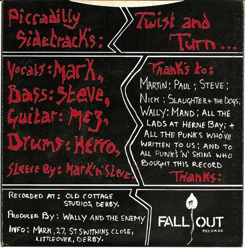 The Enemy (4) : Punk's Alive (7", Ora)