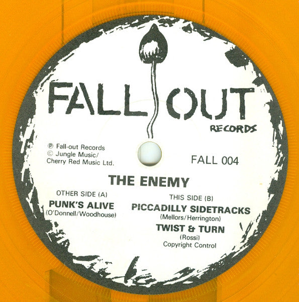 The Enemy (4) : Punk's Alive (7", Ora)