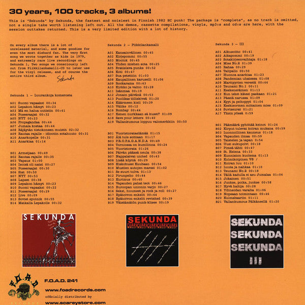 Sekunda : This Is Sekunda (LP,Compilation,Limited Edition,Stereo)