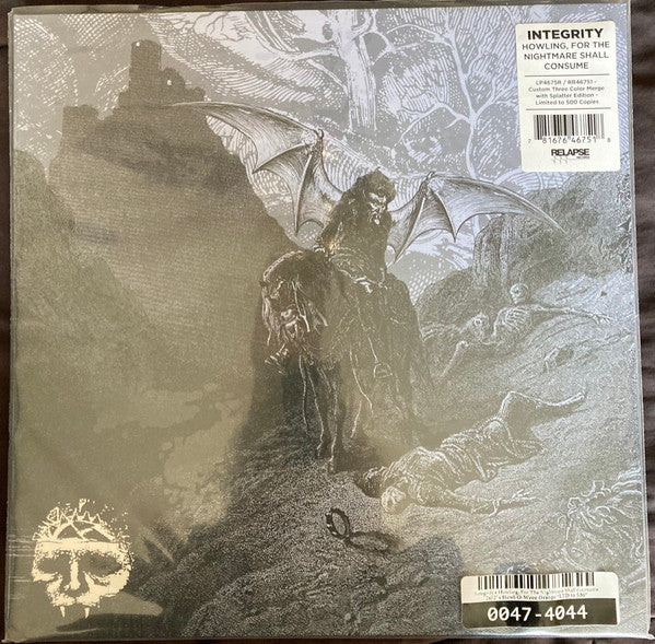 Integrity (2) : Howling, For The Nightmare Shall Consume (2x12", Album, Ltd, RP, Ora)
