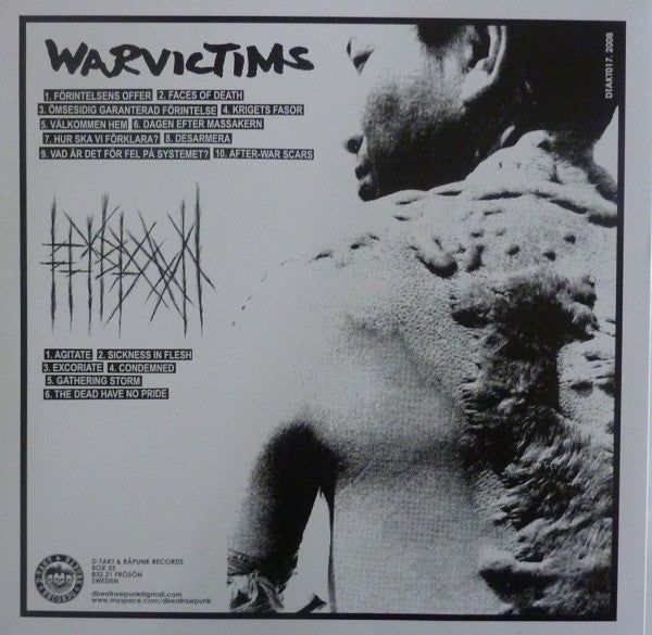 Flyblown / Warvictims : Split 12" (LP)