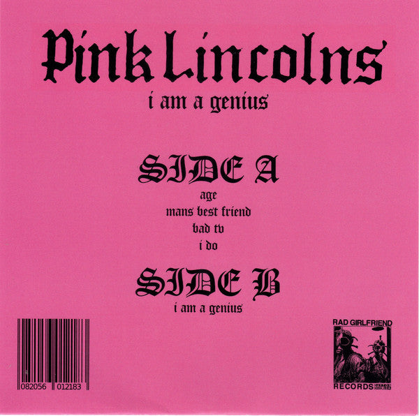 Pink Lincolns : I Am A Genius (7", EP, RSD, Ltd)