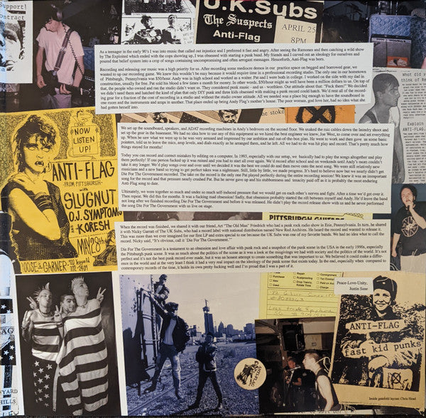 Anti-Flag : Die For The Government (LP,Album,Limited Edition,Reissue)