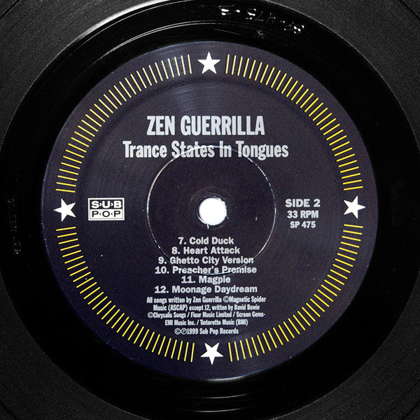 Zen Guerrilla : Trance States In Tongues (LP,Album)