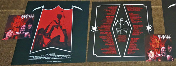 Midnight (9) : No Mercy For Mayhem (LP, Album, Ltd, Num, RE, Gol)