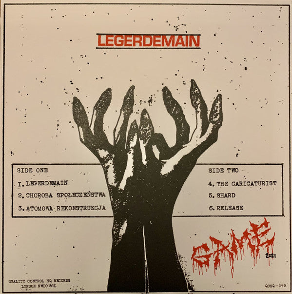 Game (14) : Legerdemain (12", EP, Whi)