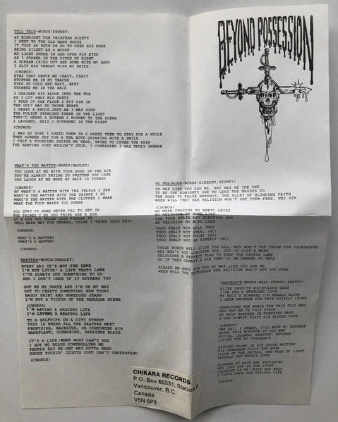 Beyond Possession : Tell Tale Heart (7",33 ⅓ RPM,Reissue)